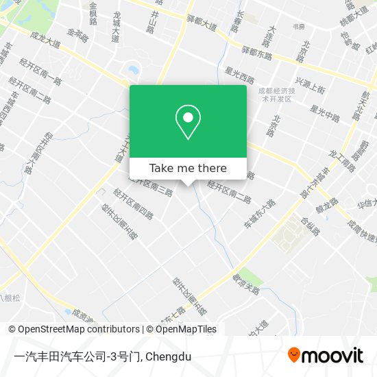 一汽丰田汽车公司-3号门 map