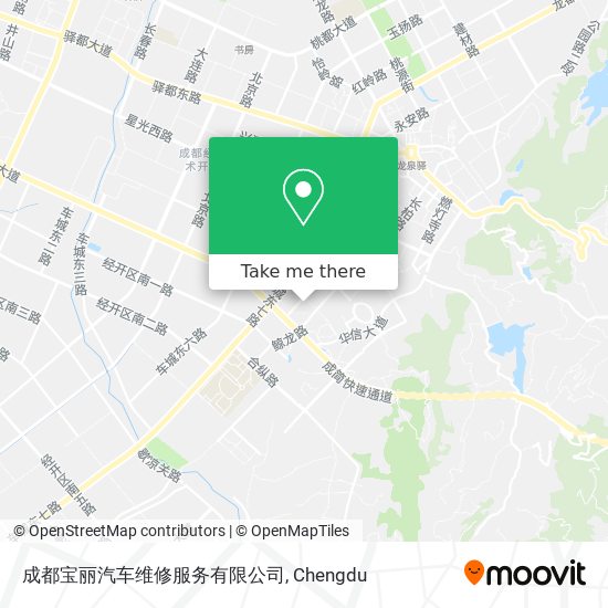 成都宝丽汽车维修服务有限公司 map