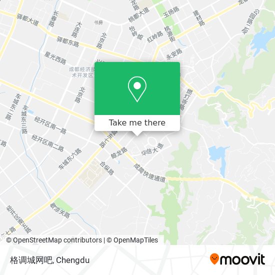 格调城网吧 map