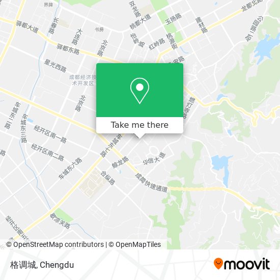 格调城 map