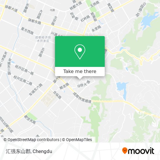 汇强东山郡 map