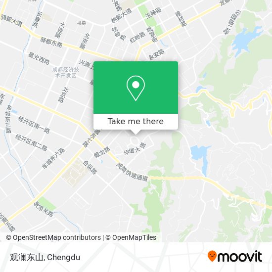 观澜东山 map