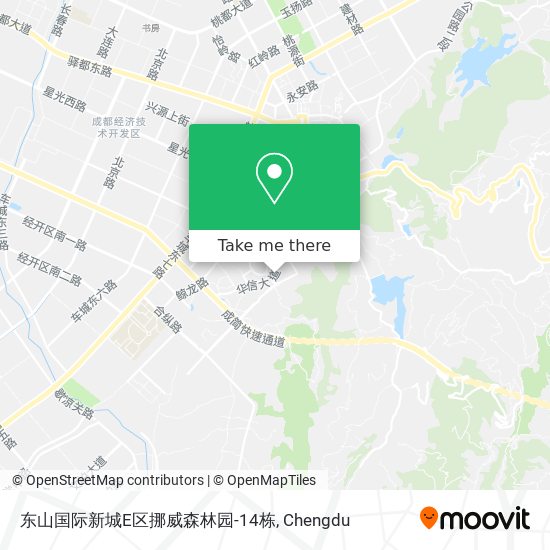 东山国际新城E区挪威森林园-14栋 map