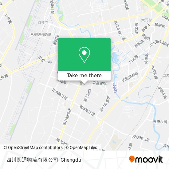四川圆通物流有限公司 map