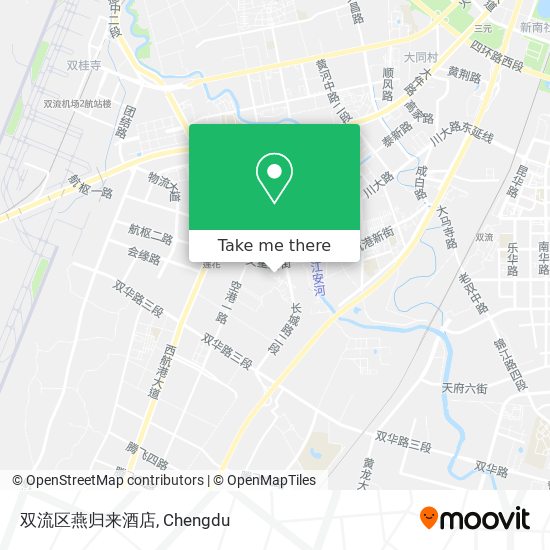 双流区燕归来酒店 map