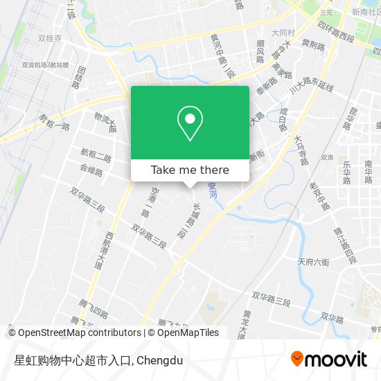 星虹购物中心超市入口 map