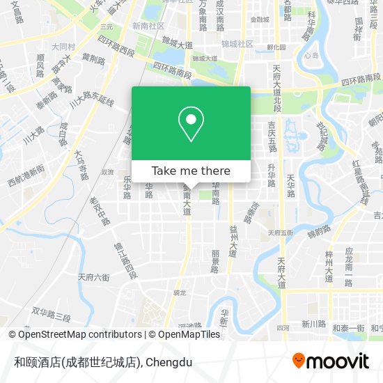 和颐酒店(成都世纪城店) map