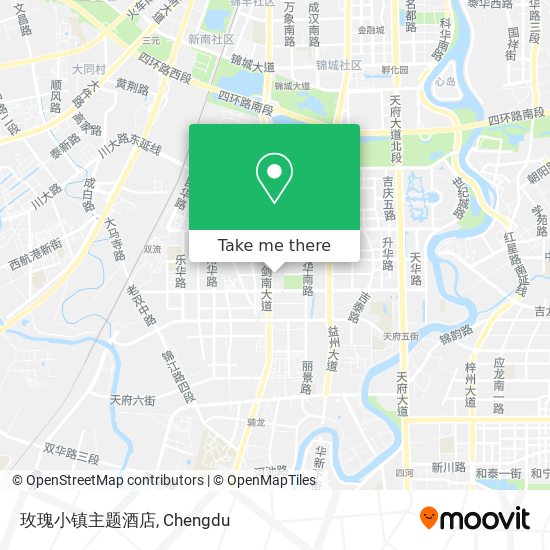 玫瑰小镇主题酒店 map