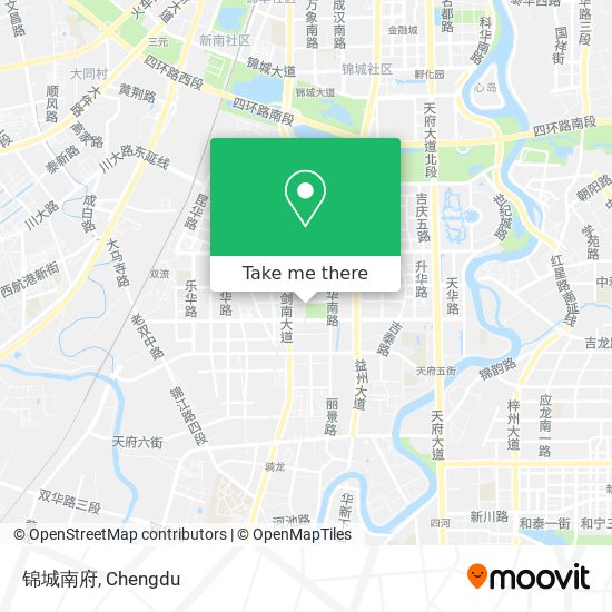锦城南府 map