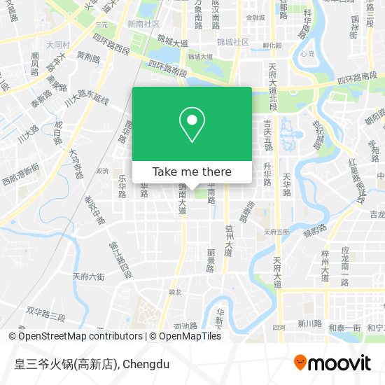 皇三爷火锅(高新店) map
