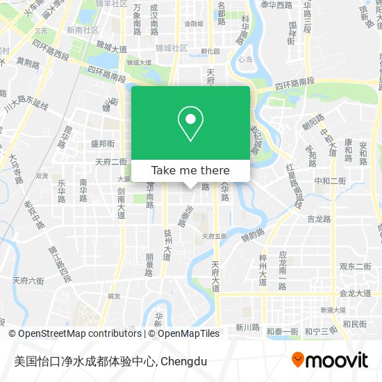 美国怡口净水成都体验中心 map