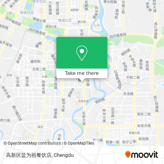 高新区盐为祖餐饮店 map