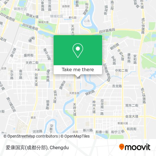 爱康国宾(成都分部) map