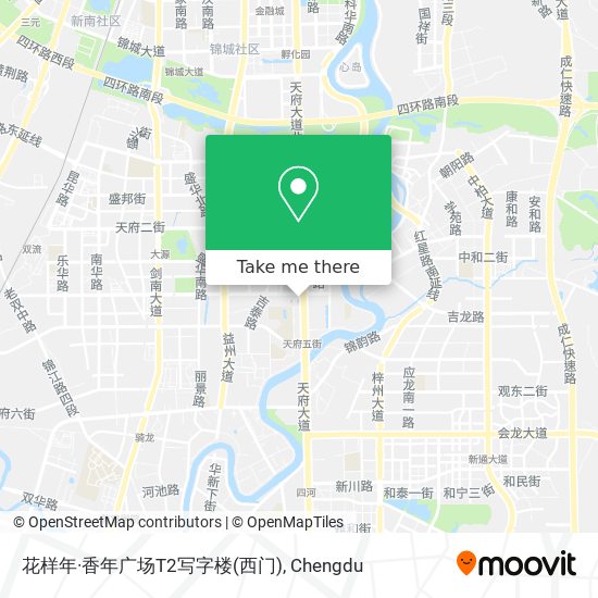 花样年·香年广场T2写字楼(西门) map