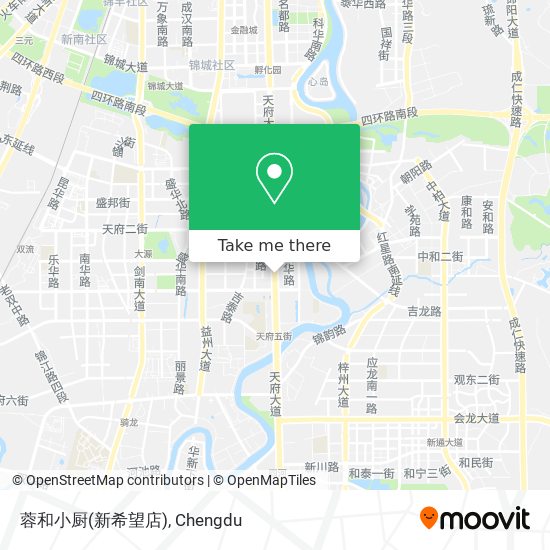 蓉和小厨(新希望店) map