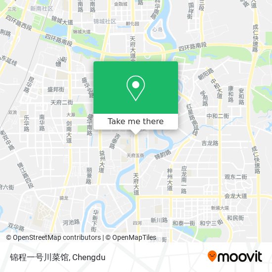 锦程一号川菜馆 map