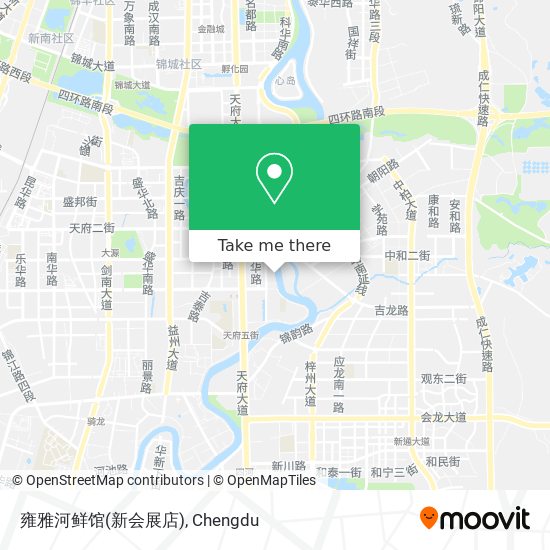 雍雅河鲜馆(新会展店) map