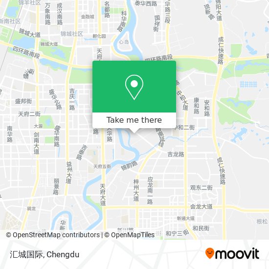 汇城国际 map