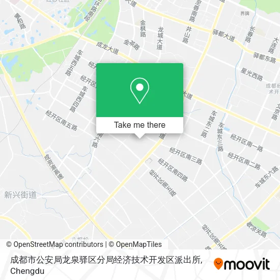 成都市公安局龙泉驿区分局经济技术开发区派出所 map