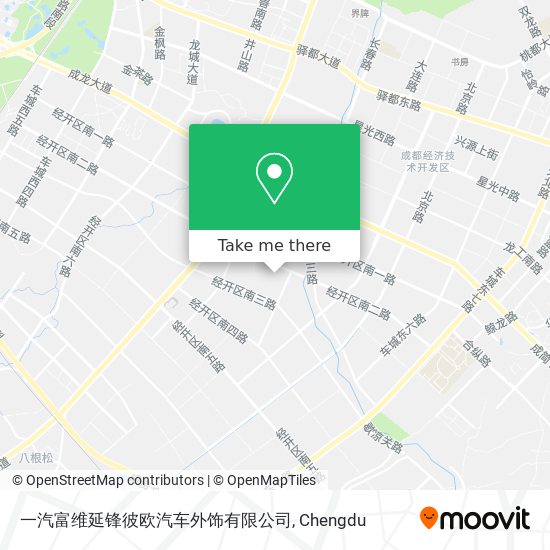 一汽富维延锋彼欧汽车外饰有限公司 map