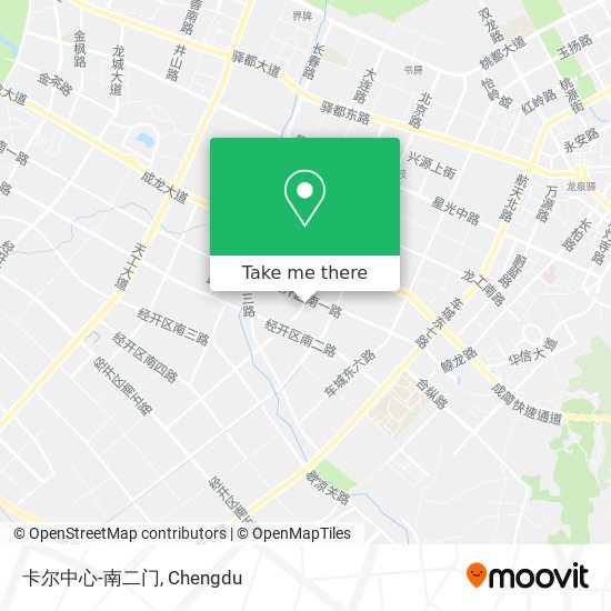 卡尔中心-南二门 map
