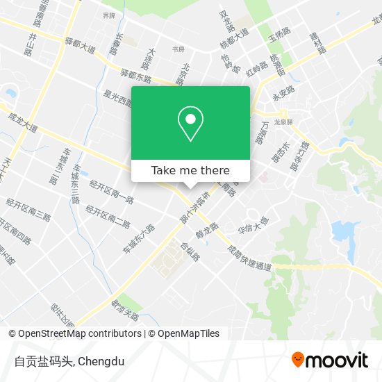 自贡盐码头 map