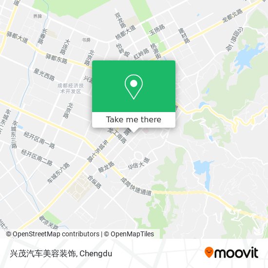 兴茂汽车美容装饰 map