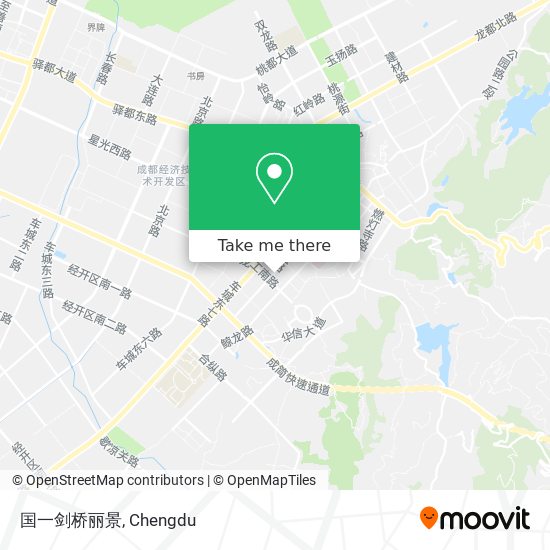 国一剑桥丽景 map
