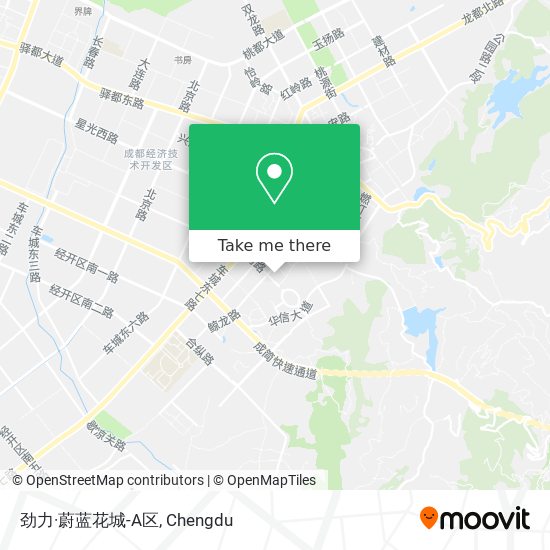 劲力·蔚蓝花城-A区 map