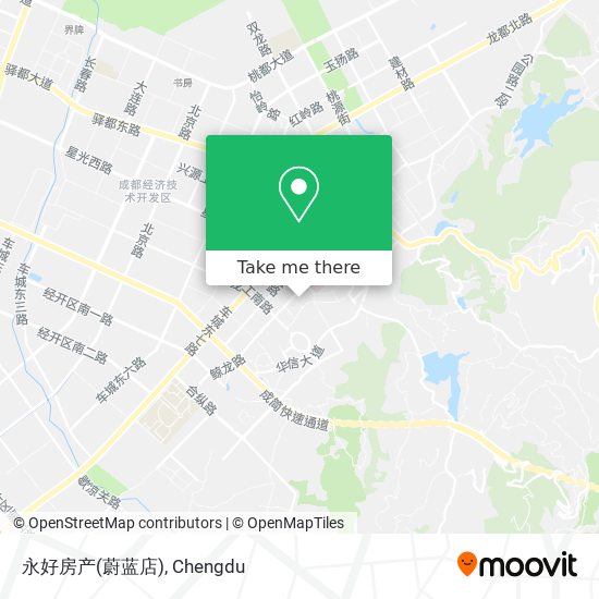 永好房产(蔚蓝店) map