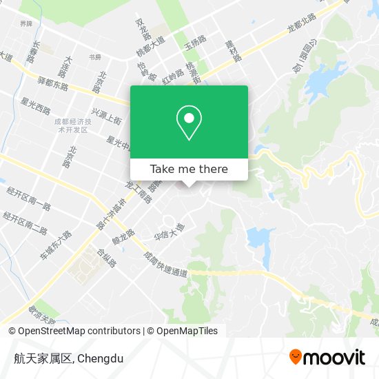 航天家属区 map