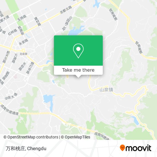 万和桃庄 map