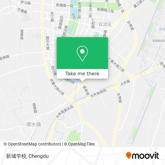 新城学校 map