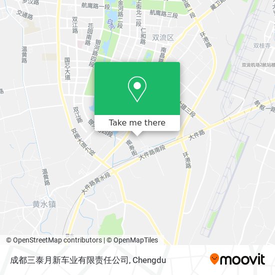 成都三泰月新车业有限责任公司 map