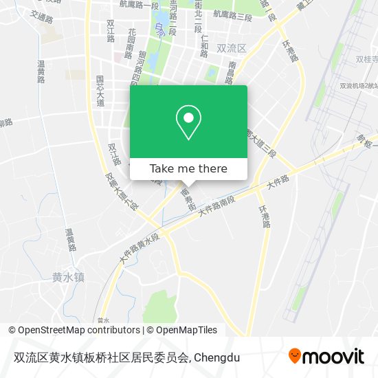 双流区黄水镇板桥社区居民委员会 map
