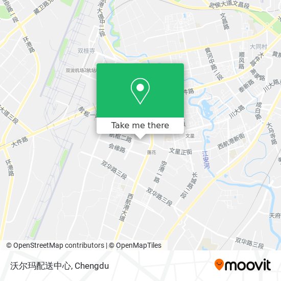 沃尔玛配送中心 map