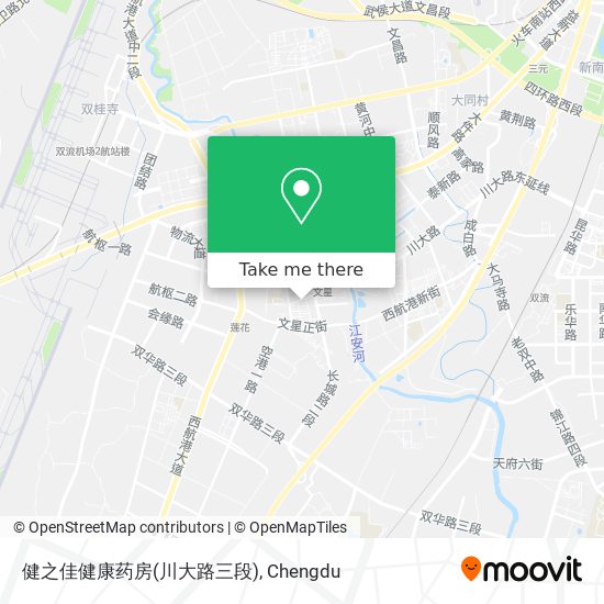 健之佳健康药房(川大路三段) map