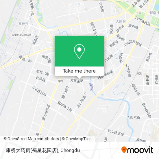 康桥大药房(蜀星花园店) map