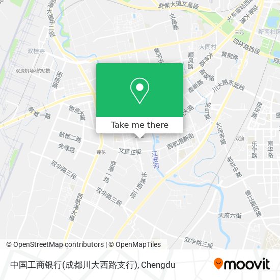 中国工商银行(成都川大西路支行) map