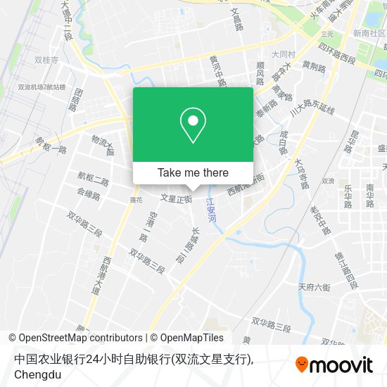 中国农业银行24小时自助银行(双流文星支行) map