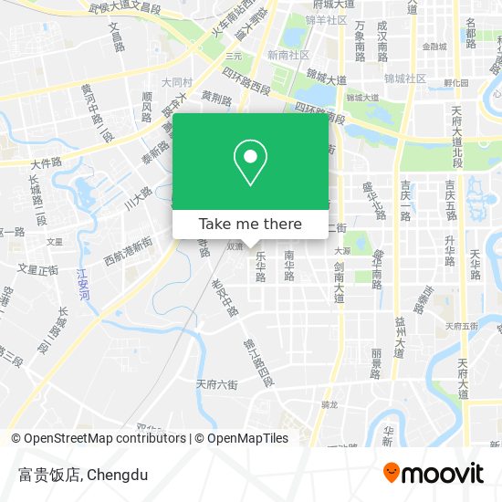 富贵饭店 map