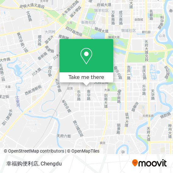 幸福购便利店 map
