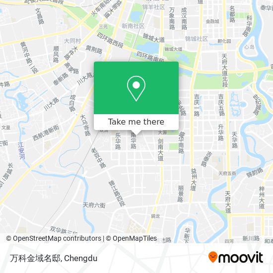万科金域名邸 map