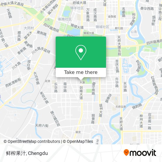 鲜榨果汁 map