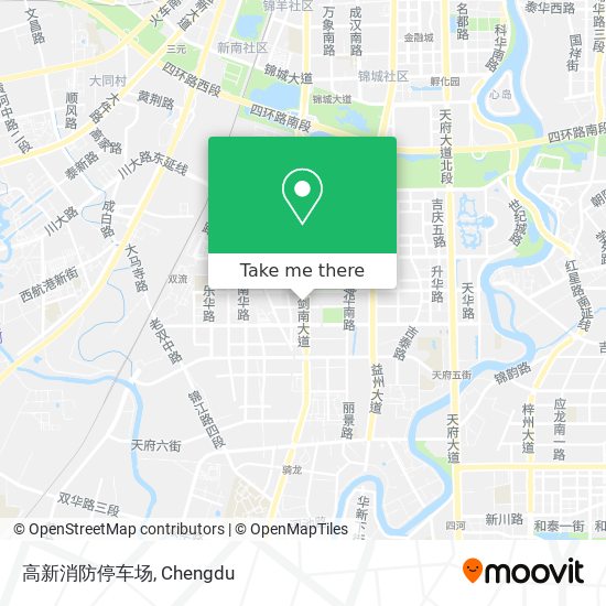 高新消防停车场 map
