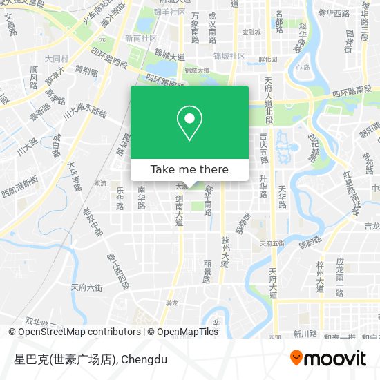 星巴克(世豪广场店) map