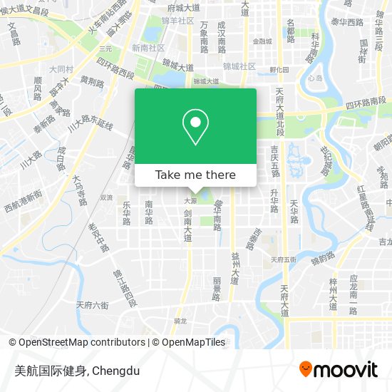 美航国际健身 map
