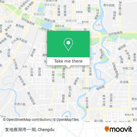 复地雍湖湾-一期 map