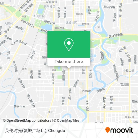 英伦时光(复城广场店) map