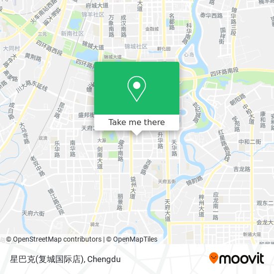 星巴克(复城国际店) map